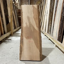 Holm Oak Wood Slab Plank Waney Live Edge Kiln Dried Hardwood 680 x 270 x 35