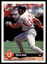 1993 Donruss Felix Jose St. Louis Cardinals #574