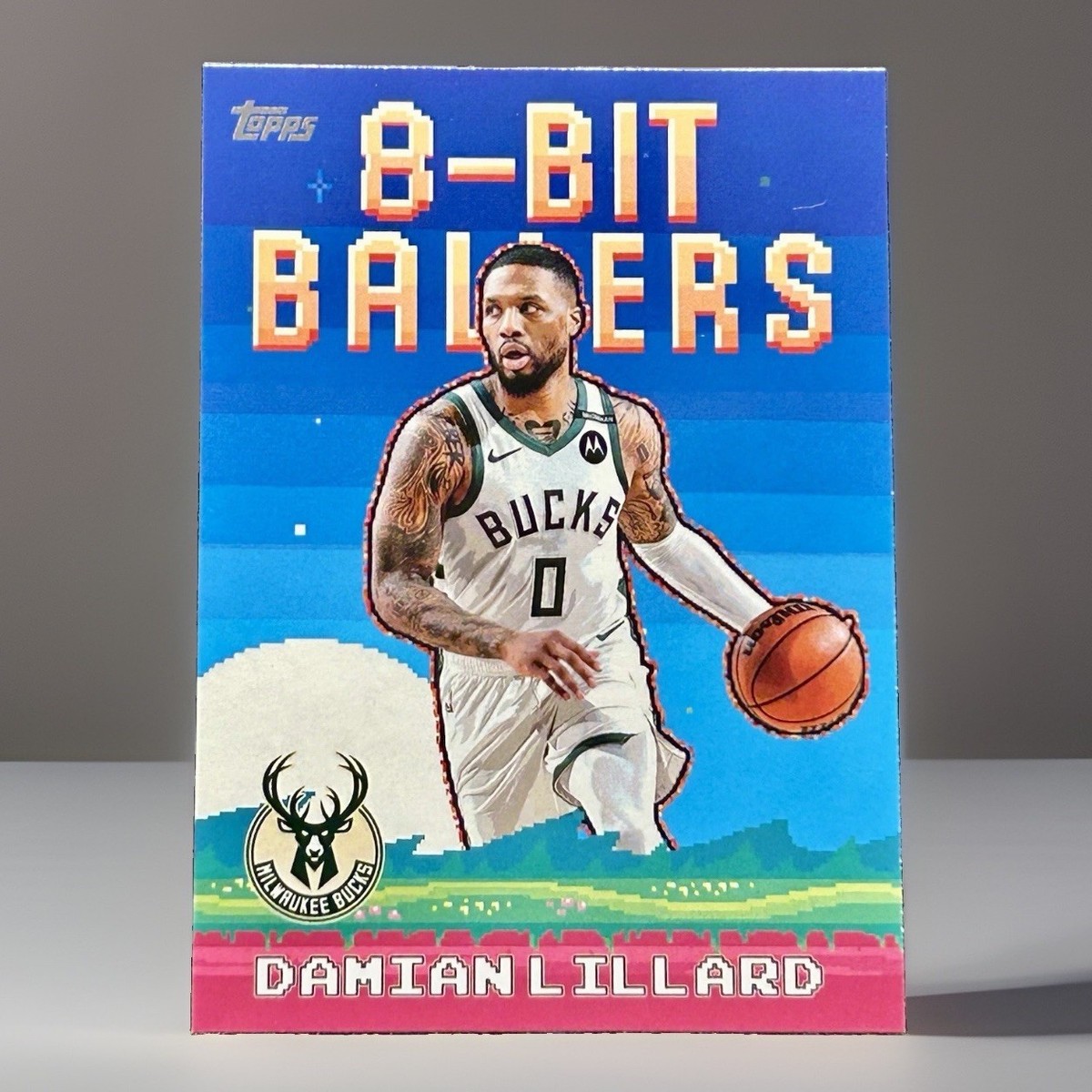 Damian Lillard 8-Bit Ballers 2025-26 Topps #8B-8 | eBay