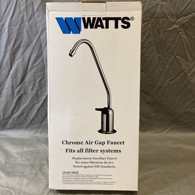 Watts Brushed Nickel Air Gap Faucet for Water Filters 0959752 WP420052 NEW Read