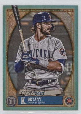 2021 Topps Gypsy Queen Turquoise 37/199 Kris Bryant #187 sy5