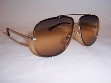NEW CHLOE SUNGLASSES CH 0348S 004 GOLD/YELLOW 62MM AUTHENTIC 0348
