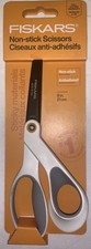New Fiskars 8" Non-Stick Titanium Scissors with Softgrip, Orange  Grey