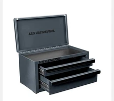 US GENERAL Mini Tool Box Harbor Freight Slate Gray SHIPPING! USA Stock
