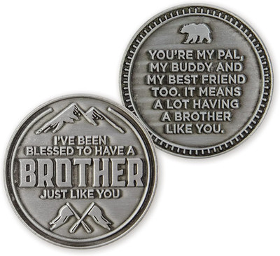 Brothers Coin, Blessed to Have a Brother like You, Pocket Keepsake Gifts
