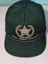 Florida Sherris Association Green Vintage Snapback Hat Made In USA