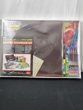 NEW Pioneer European Leather Bonded Memory Scrapbook Kit 12 x 12. 20 Pages