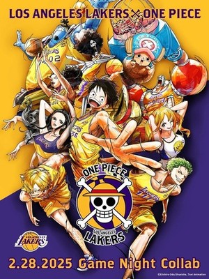 LOS ANGELES LAKERS × ONE PIECE ポスター Los Angeles Lakers x One Piece Night Limited Edition Poster | eBay