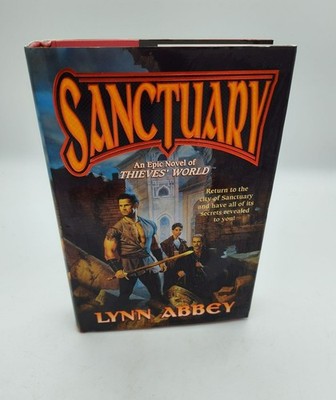 Sanctuary by Lynn Abbey, TOR Books 1st Edition 2002 1st Printing, HCDJ