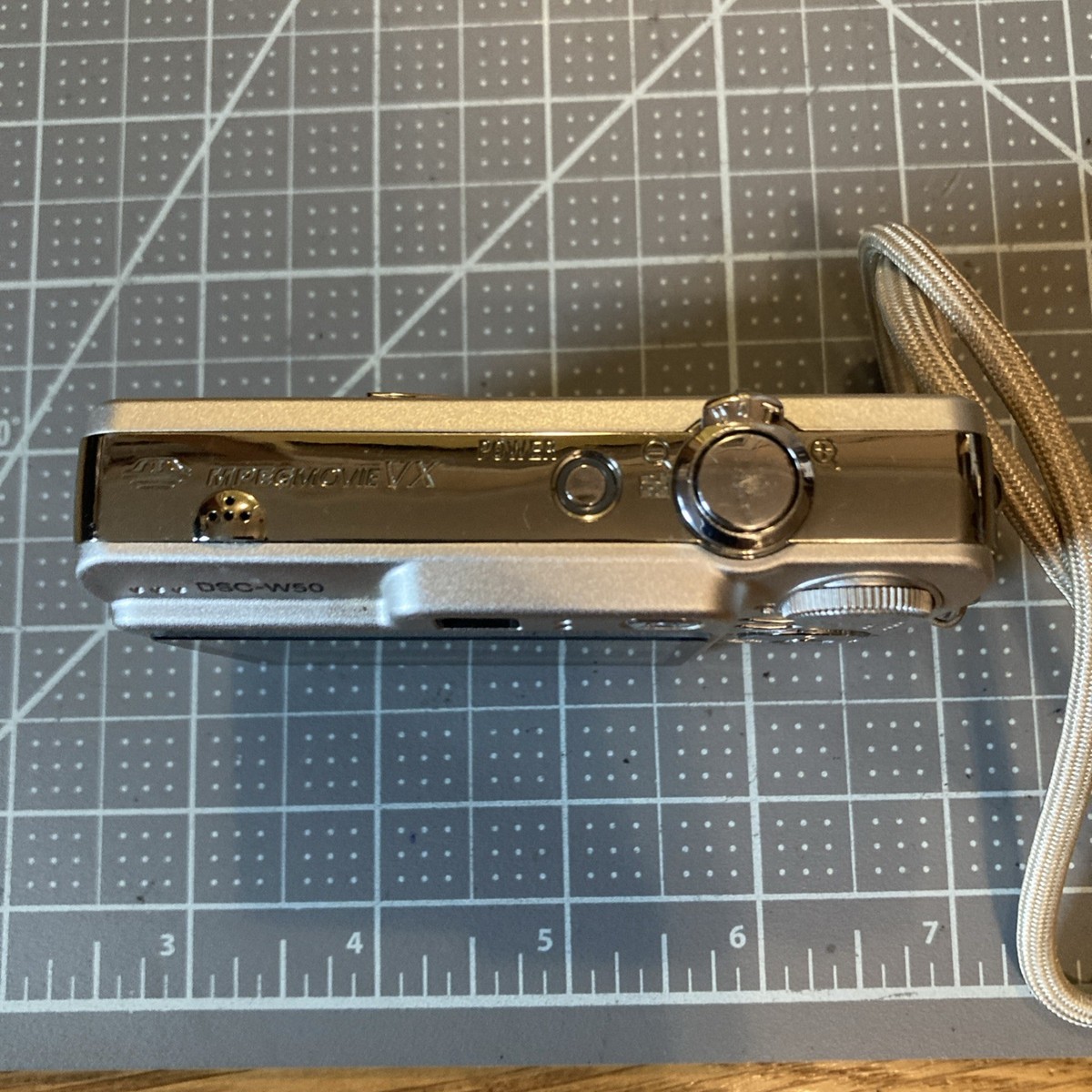 Sony Cyber-shot DSC-W50 6.0MP Digital Camera - Silver for sale