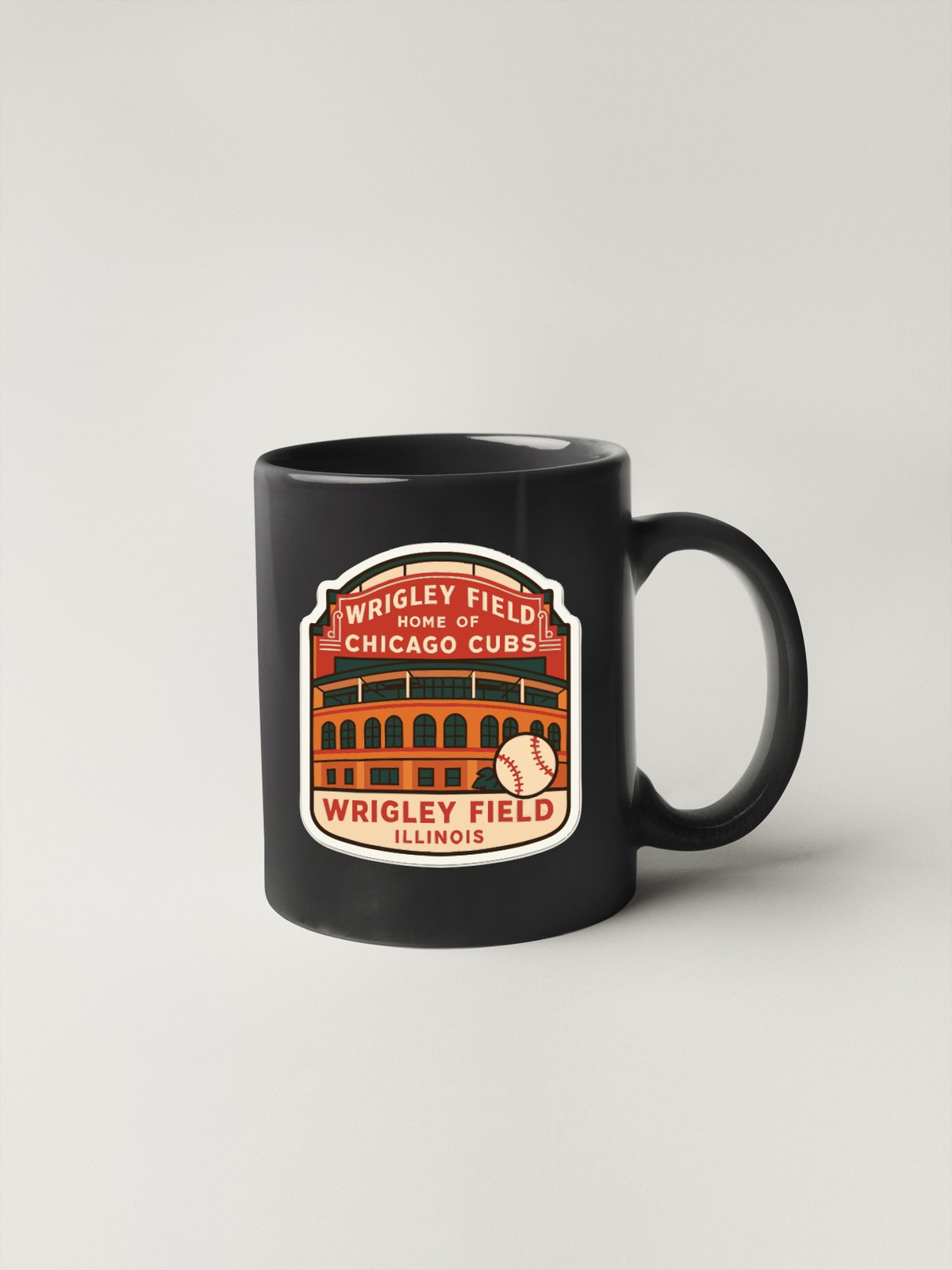 Wrigley Field Illinois Sticker Decal Vinyl Die-Cut Symbolic Landmark Design alternate view 2
