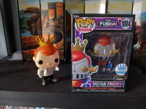 Funko Fusion Mecha Freddy. Free Soft Protector Included