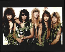 Warrant REAL hand SIGNED 8x10" Photo COA Autographed by 4