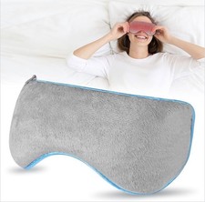 Weighted Eye Mask for Women & Men, Heatable and Freezeable Weighted Eye Pillow w