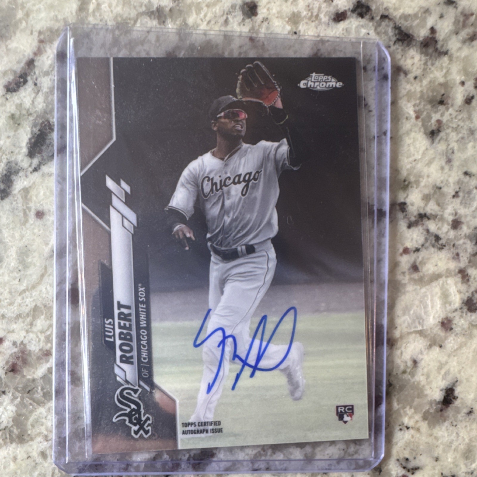 2020 Topps Chrome Rookie Autograph Luis Robert #RA-LR White Sox