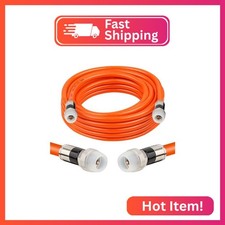 MOOKEERF Coaxial Cable 15FT,RG6 Coaxial Cable with Weatherproof Rubber Boot,Dire