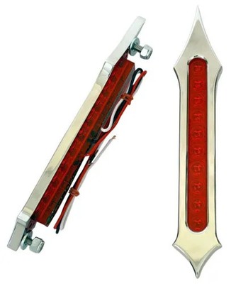 Accutronix Tribal Slotted Red LED Bag Lights Electra Glide Ultra Classic 89-19