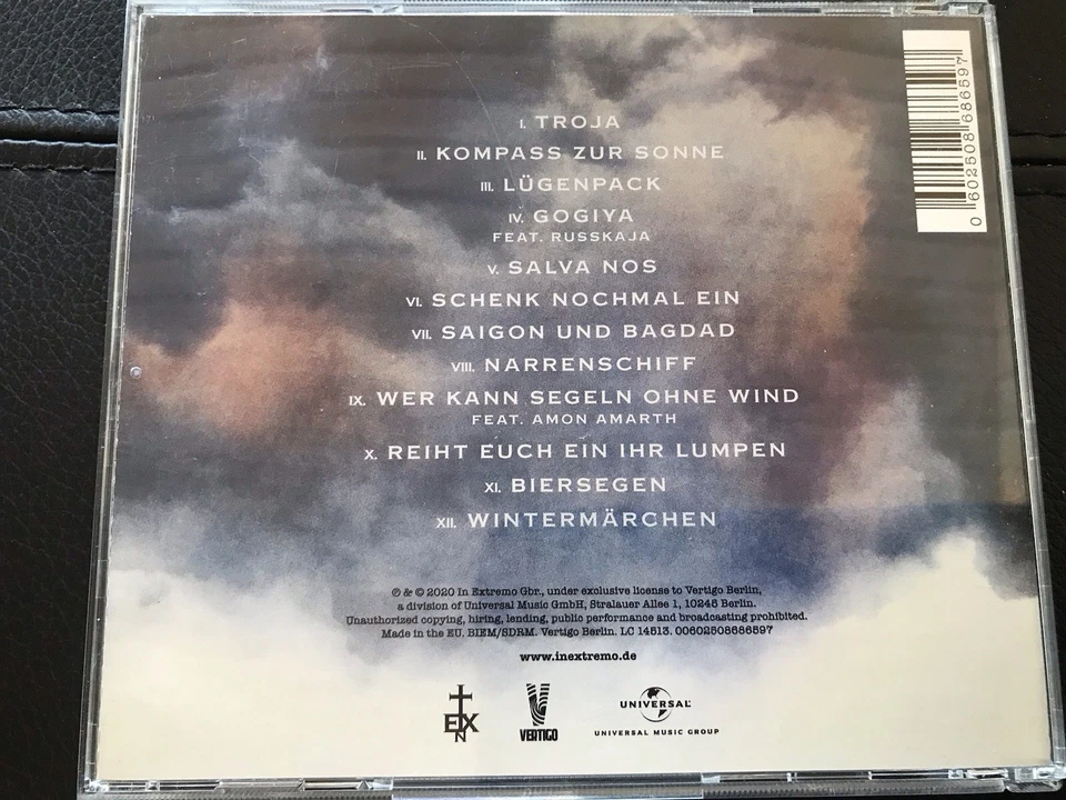 IN EXTREMO - Kompass Zur Sonne , CD 2020 , Rock , Folk Metal - Bild 2 von 4