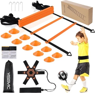 ‎YISSVIC Yissvic Fussball Trainingszubehör Koordinationsleiter Fussball Geschenke Jungen