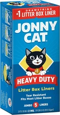 Litter Box Liners: Heavy Duty - Tear & Leak Resistant - Drawstring Close - Jumbo