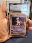 Mewtwo 010/102 Base Set Holo Rare CGC Graded 7.5