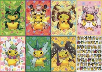 Pokémon Pikachu Mega Poncho Costume A4 Clear File Set 8 Sheets