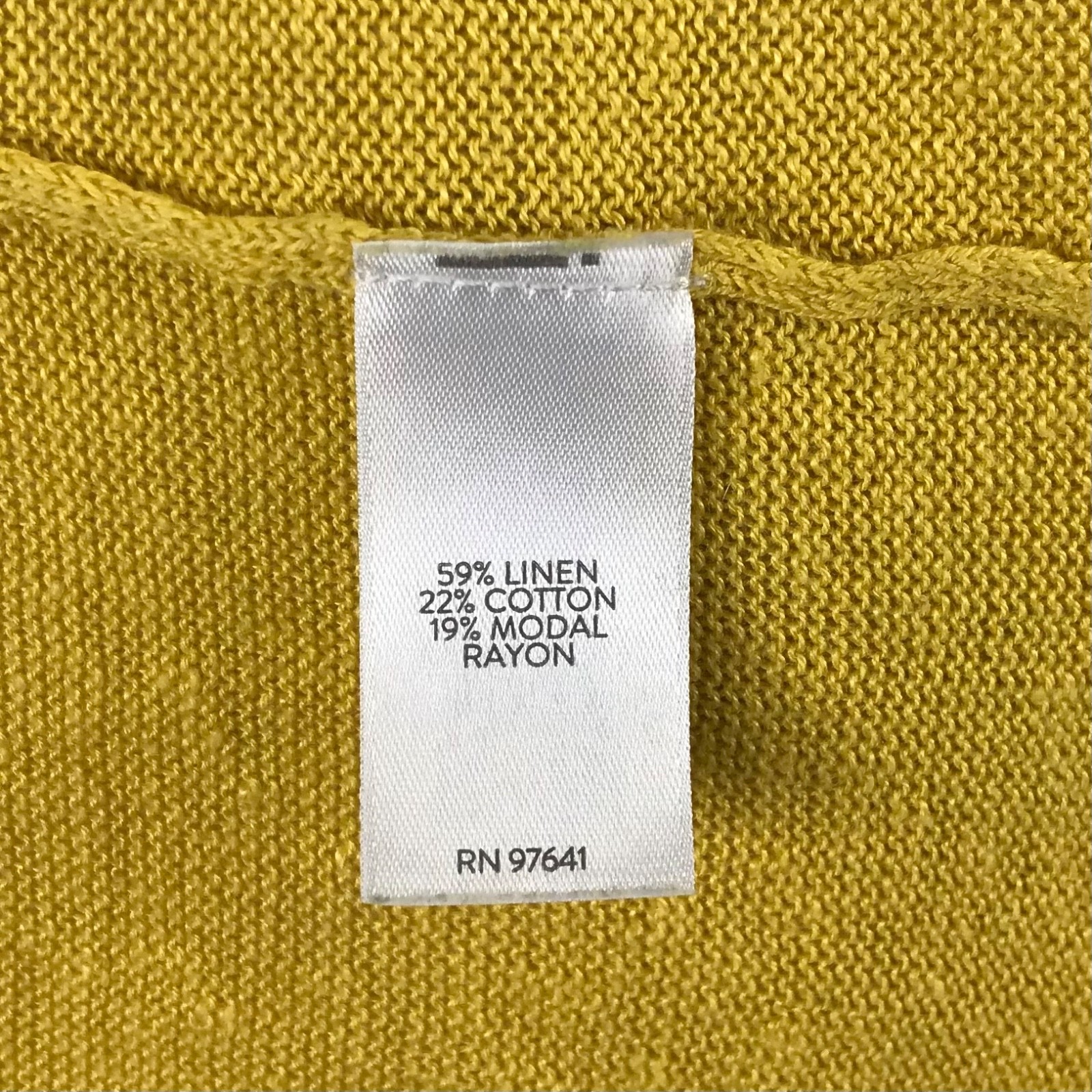 J Jill Tunic Top Sweater M Tall Linen Blend Gold Slub Knit Lightweight Beachy