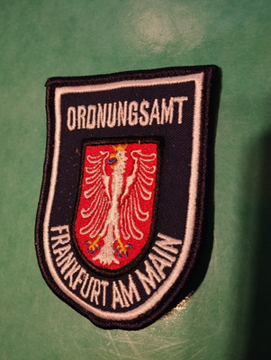 Ordnungsamt Frankfurt am Main Abzeichen  7 x 9 cm (4)
