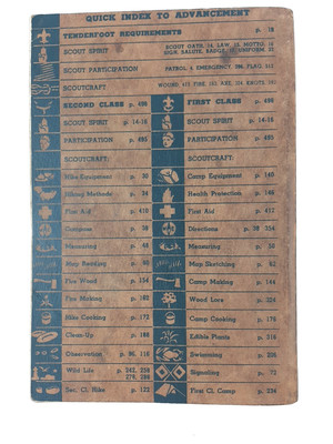 Boy Scouts Of America Scout Field Book Printed In USA 1954 Eleventh 11thPrinting