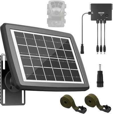 SUNAPEX Solar Panel for Trail Camera 4500mAh Charger
