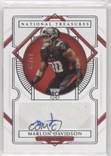 2020 Panini National Treasures Rookie Signatures 17/99 Marlon Davidson Auto s3g