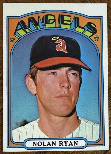 1972 TOPPS NOLAN RYAN BASEBALL CARD #595  READ DESC