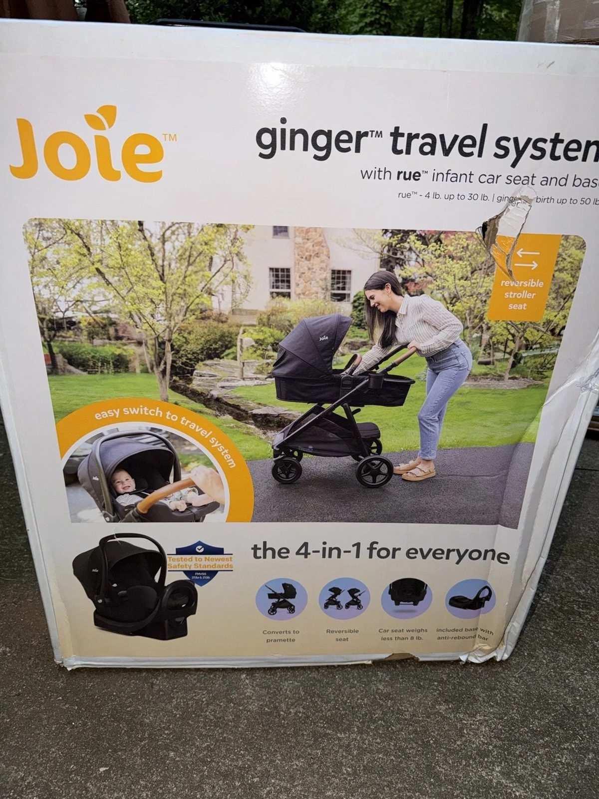 Joie Ginger Travel System W Rue Infant Car Seat And Base- Brand New- Retail-$450
Opens in a new wind