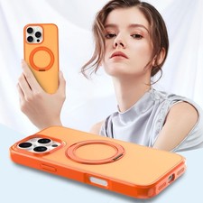 Magnetic Ring Slim Case Shockproof Cover For iPhone 16 Pro Max/Pro/16 Plus/16e