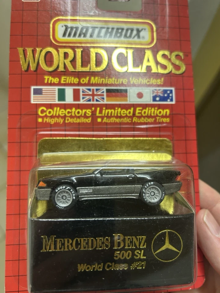 Matchbox Superfast World Class Mercedes 500 SL Limited Edition 1:64 #21 OVP - Bild 3 von 4