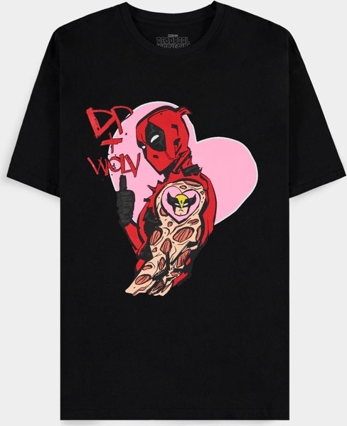 Gadget - Deadpool - I Heart You - Men's Short Sleeved T-Shirt - L Short Sleeved-image