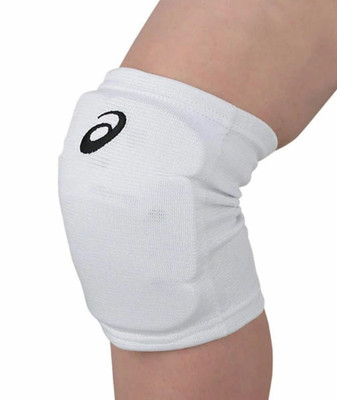 ASICS Japan Volleyball Knee Supporter Support Pad White Black 3053A150 Size:L