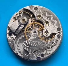 6 SIZE ELGIN GRADE 295 15 JEWEL PENDANT SET POCKET WATCH MOVEMENT !KEEPING TIME!