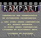 Rampart - SNES Super Nintendo Game