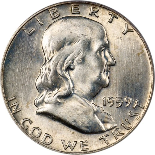 1959-D Franklin Half Dollar - Choice BU!