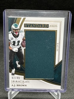 2025 Immaculate - AJ Brown Patch /49 Standard Jerseys Relic Panini #ISJ-AJB