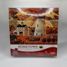 Pumpkin Picking Windmill Soluang's Pumpkin Patch Heronim 1000 pc 26"x18" Puzzle
