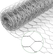Chicken Wire Mesh,13.7" 169" Poultry Wire Netting,1" Hole Size Hexagonal Galvani