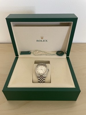 Rolex Datejust 1601 Jubilee Bracelet with 18k White Gold Bezel 36mm
