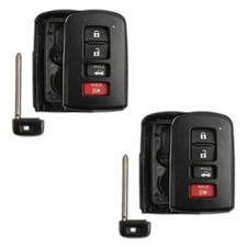2 Key Fob Remote 4b Shell Case Replacement for Toyota HYQ14FBA