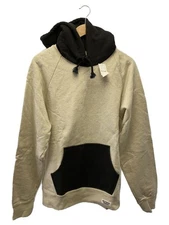 WACKO MARIA Cotton Ivory L Hoodie with Stains
