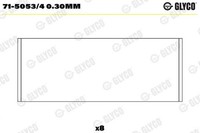 1 X Pleuellager Glyco 71-5053/4 0.30Mm FüR Peugeot Expert Kasten