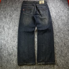 South Pole boot cut Jeans Mens 34x31 Red Tab Baggy Hip Hop Denim Y2K