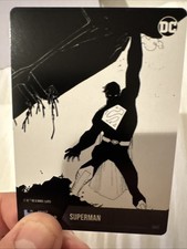 Superman Inks DC Ch 2 Black & White Hybrid Trading Card Random Mint Physical