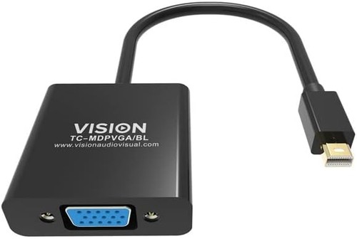 Vision Professional - Videokabel - Mini DisplayPort M bis HD-15 VGA - Adapter - - 第 2/4 張圖片